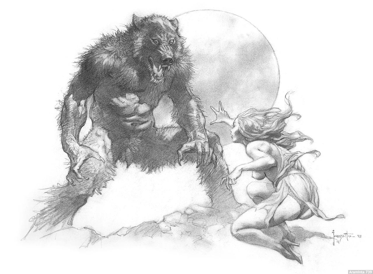 Simon Bisley & Frank Frazetta Art Collection page 9 full