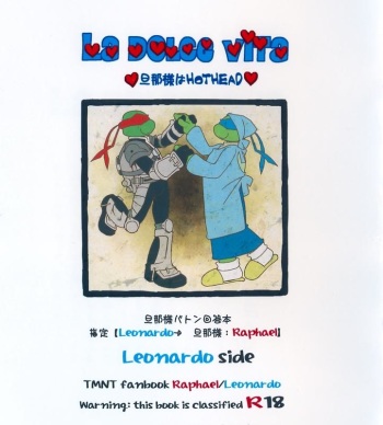 [TMNT] Le Dolche Vita (Yaoi) cover