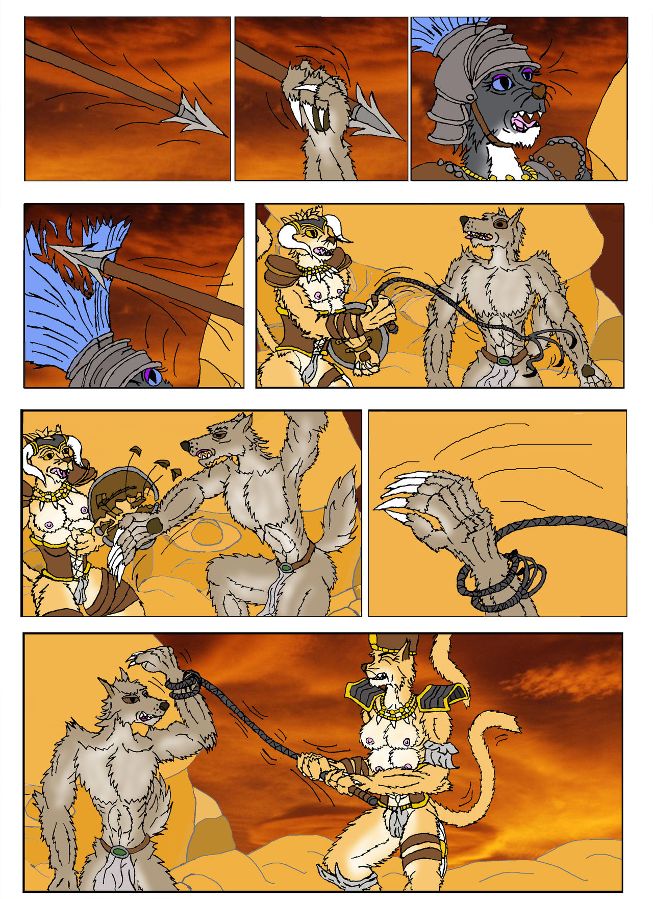 Diablo II Comic  - Ambush in the Rocky Waste page 3 full
