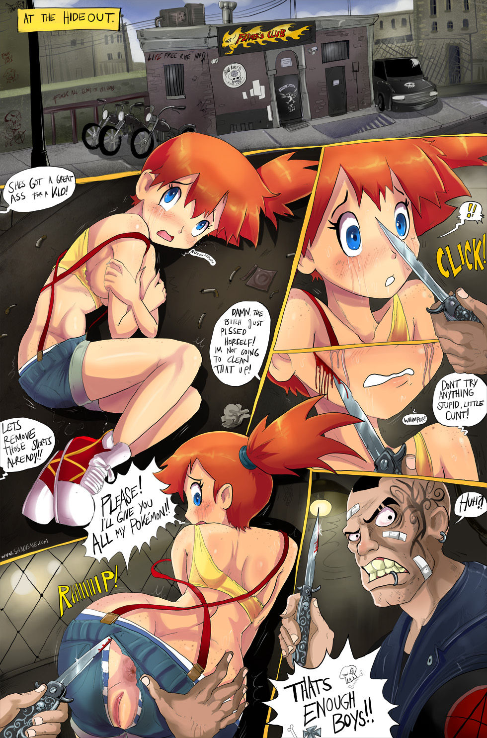 Misty Gets Wet page 5 full