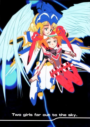 [Morningmoon Merchandising (Asatsuki Madoka)] Two Girls far out to the sky. (Virtual On) cover