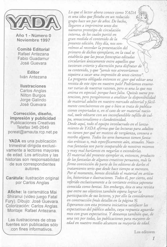 Magazine Yada 0 page 3 full