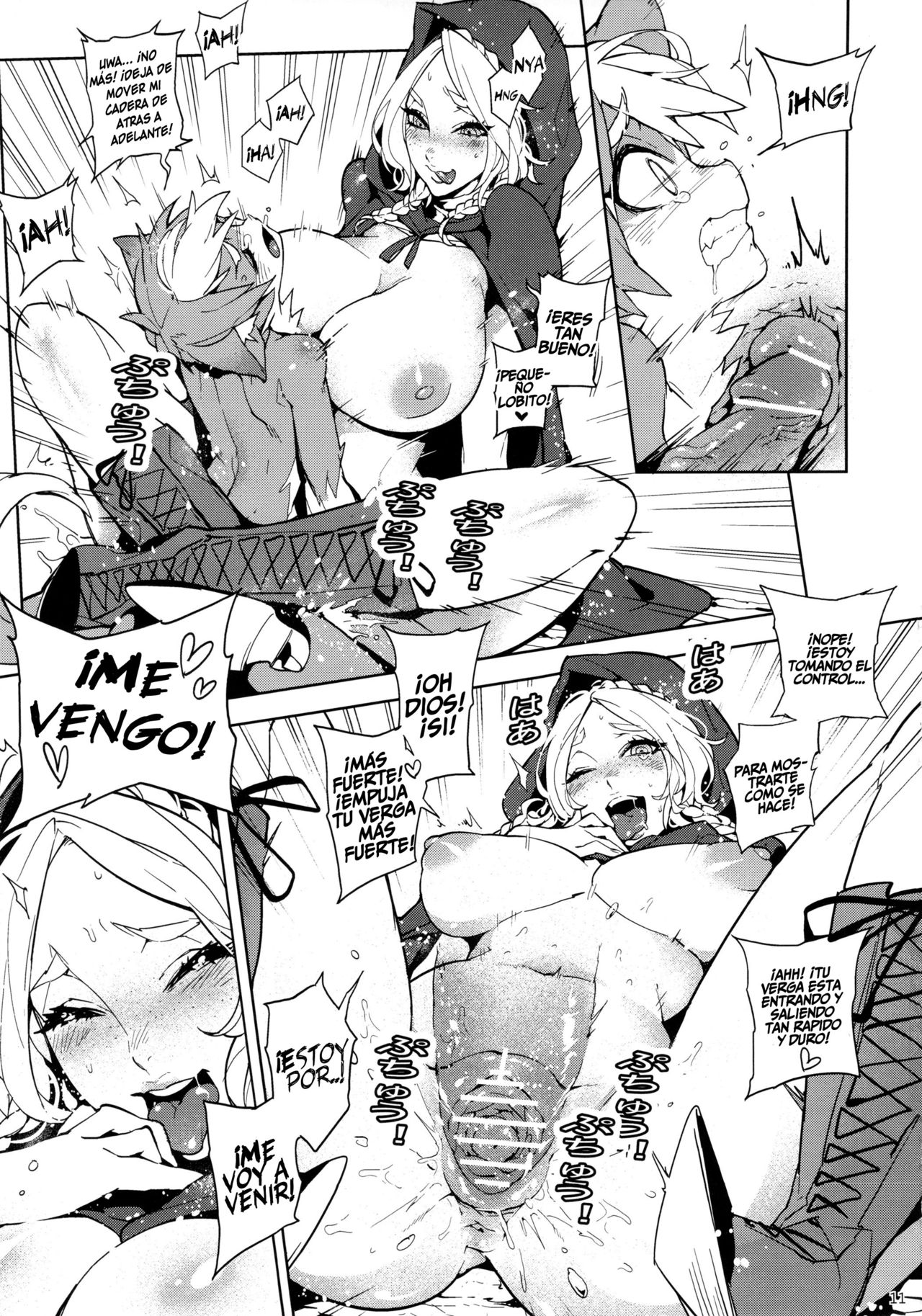 Dounen Hakai ~Ookina Akazukin & Chiisaki Ookami~ - Big Red Riding Hood and the little wolf. | Destrucción de la Niñez ~La Gran Caperucita Roja Y El Pequeño Lobo~  =P666HF= page 12 full