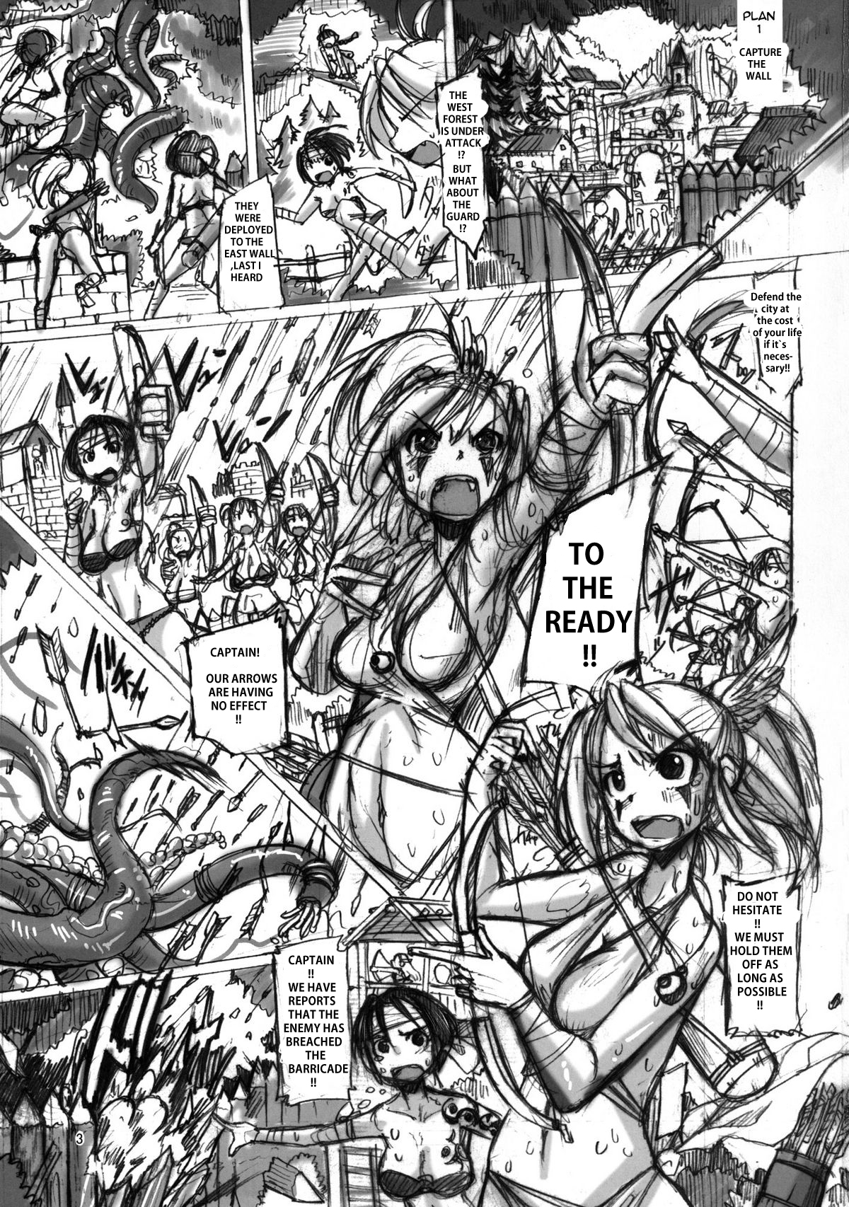 Amazons Shuuraku Marugoto Nikubenki-ka Keikaku | Plan to Transform the Amazons Into Sex Objects page 2 full