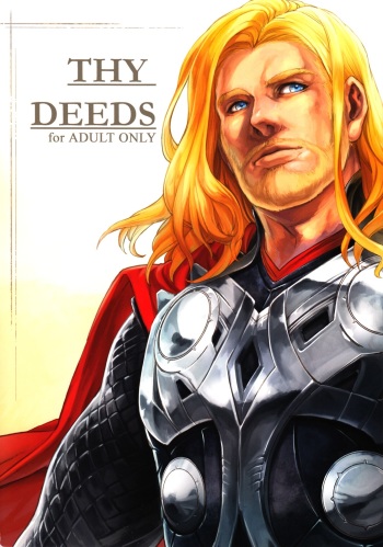 (C83) [Pomatobatake (Kin29 Nitaro)] THY DEEDS (Avengers) cover