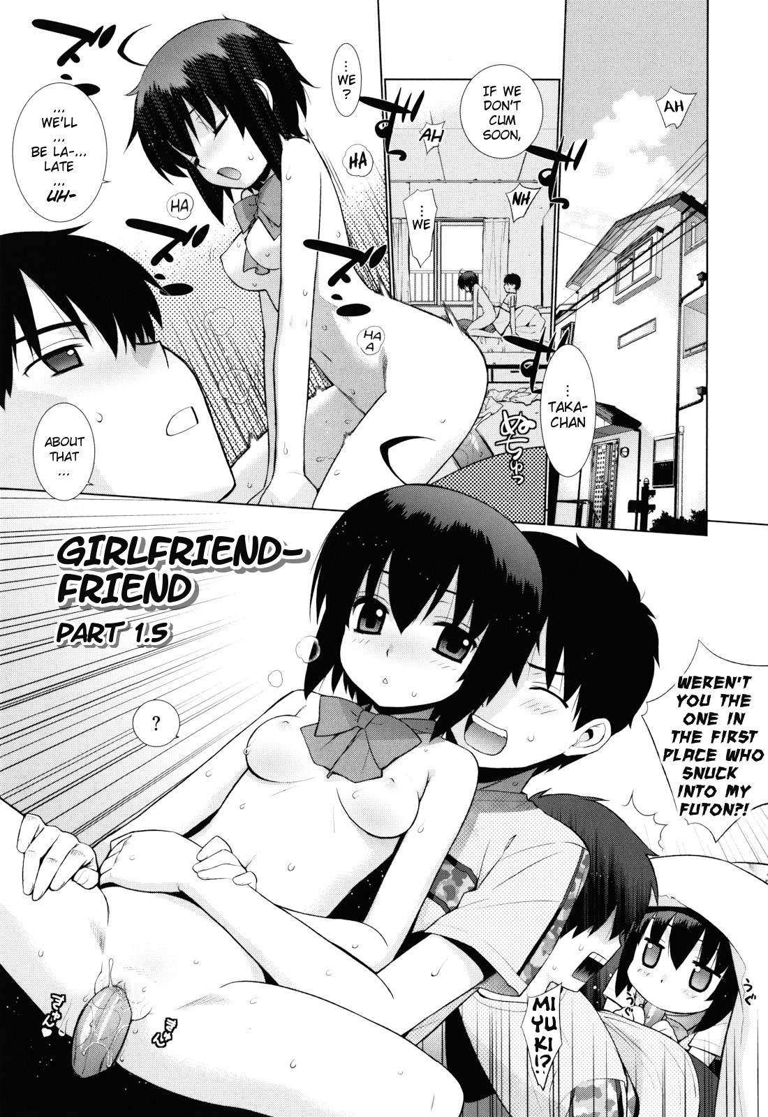 Kanojo Friend sono 1.5 + 3 | Girlfriend-Friend Part 1.5 + 3 page 1 full