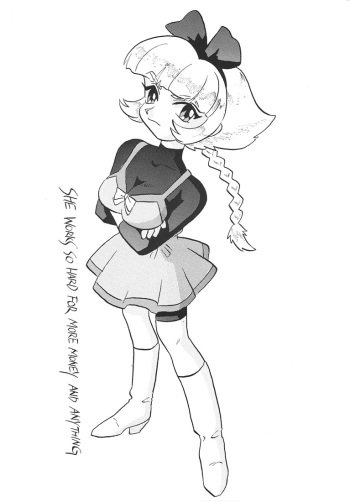 (C54) [UNION OF THE SNAKE (Shinda Mane)] SHE WORKS SO HARD FOR MORE MONEY AND ANYTHING (YAT Anshin! Luxury Space Tours) cover