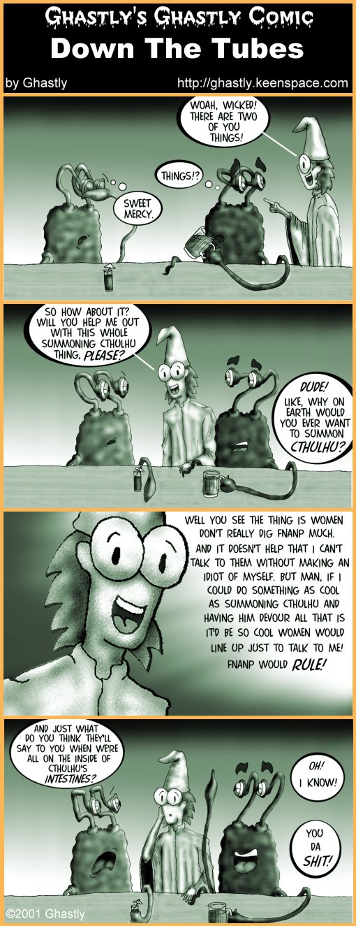 Ghastly's Ghastly Comic: Tentacled Monsters and the Women who love them. page 10 full