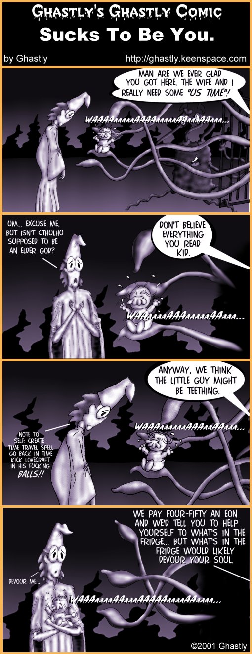 Ghastly's Ghastly Comic: Tentacled Monsters and the Women who love them. page 12 full