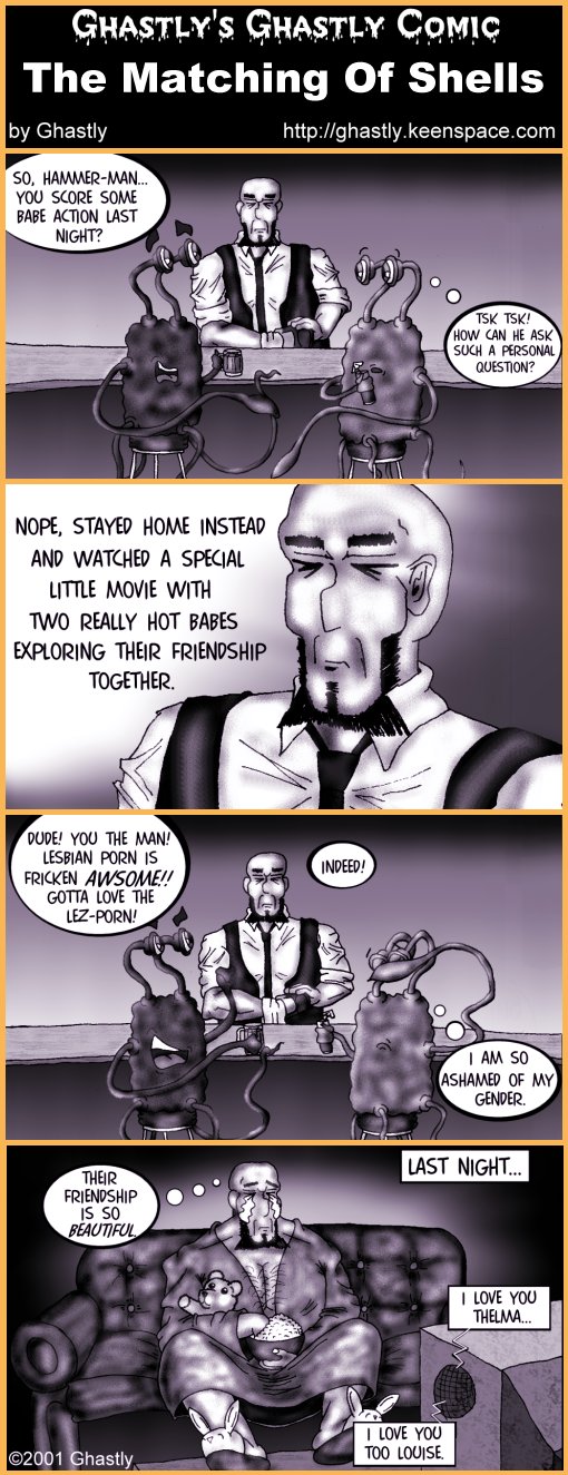 Ghastly's Ghastly Comic: Tentacled Monsters and the Women who love them. page 8 full