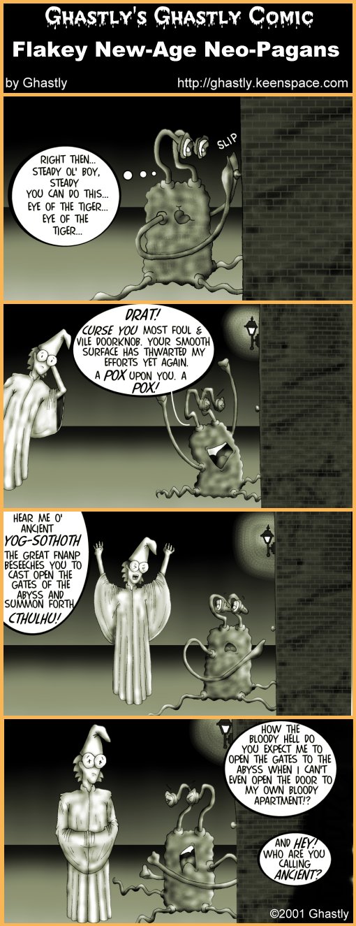 Ghastly's Ghastly Comic: Tentacled Monsters and the Women who love them. page 9 full