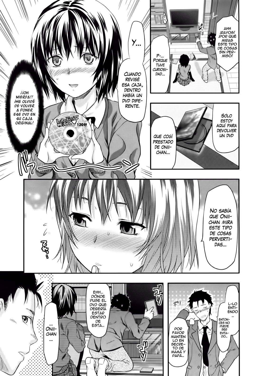 Imouto Lip 1-2 | Labios de Hermanita 1-2 page 3 full