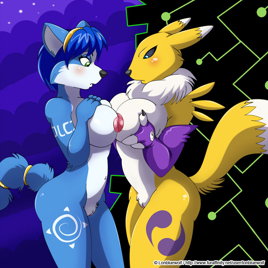 Krystal  Renamon  Crossover page 1 full