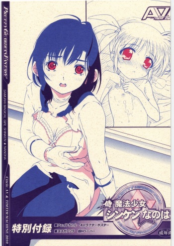 (SC49) [Circle AV (Minazuki Ayu, Kazuma G-Version)] Samurai Mahou Shoujo Shinken Nanoha (Various) cover