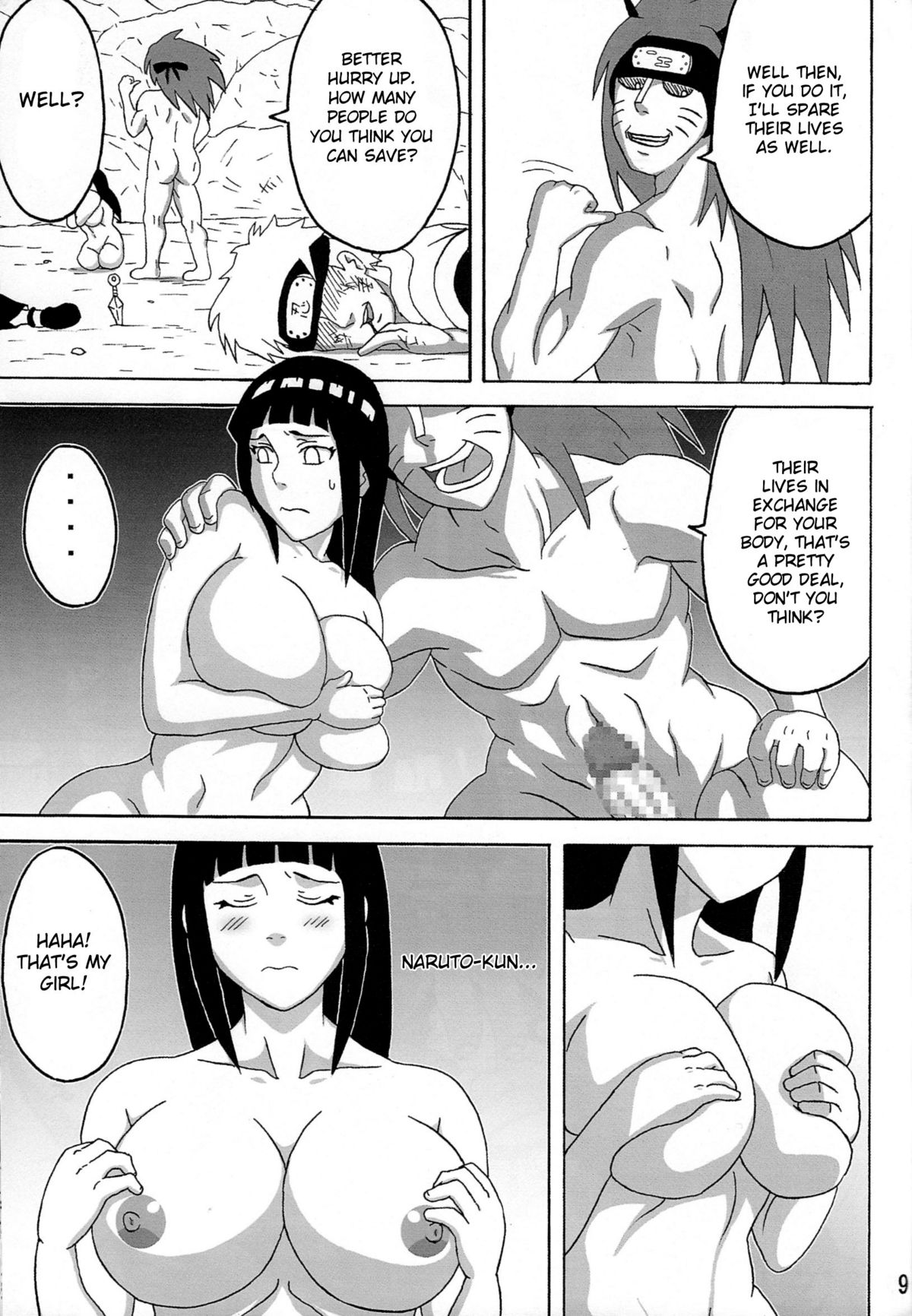 Taikan Kyonyou Shugi | Huge Breasts Rapists page 10 full