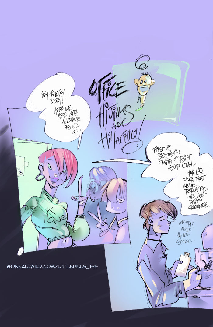 Office Hijinks and Hillarihy page 1 full