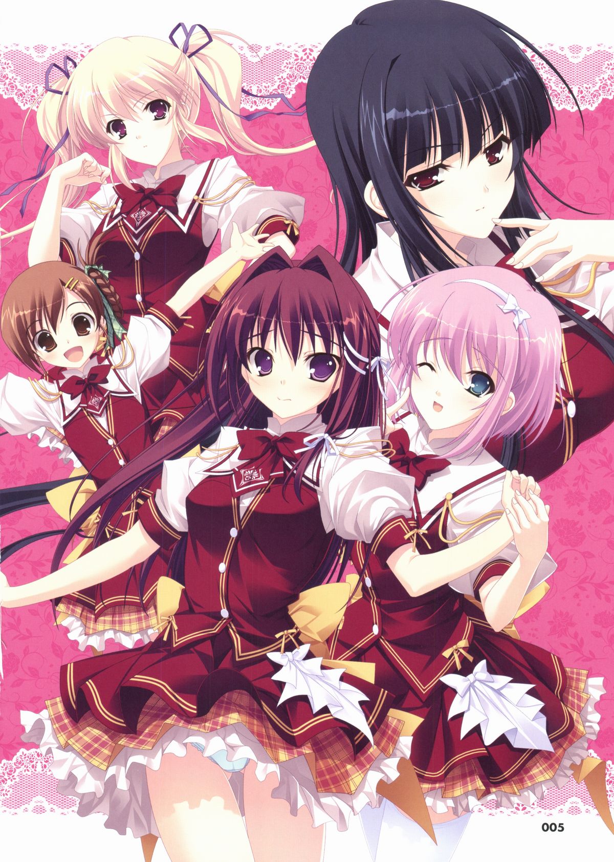 Kimi wo Aogi Otome wa Hime ni Visual Fan Book page 5 full