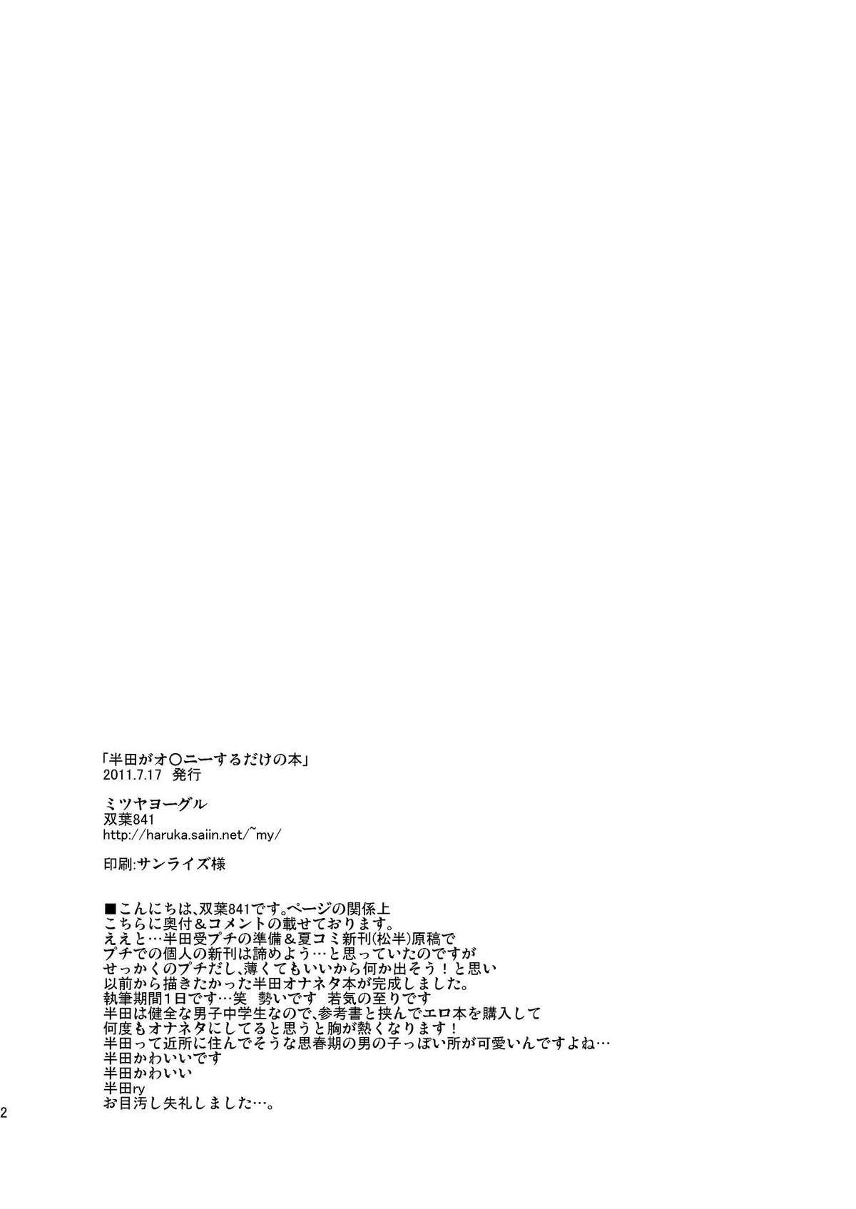 Handa ga Onanie Shiteru dake no Hon page 2 full