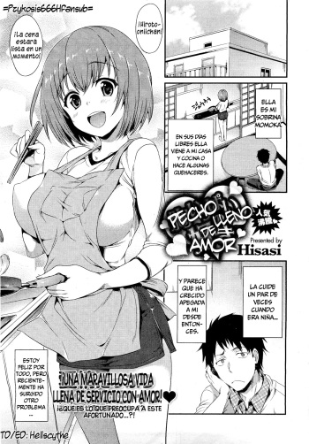 [Hisasi] Mune Ippai no Suki | Pecho lleno de amor (COMIC HOTMilK 2012-03) [Spanish] =P666HF= cover