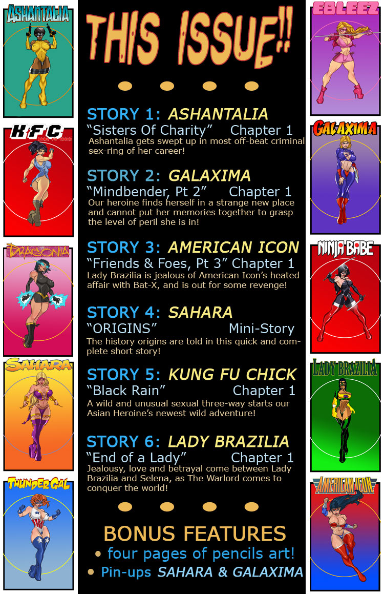 9 Superheroines - The Magazine #1 page 3 full