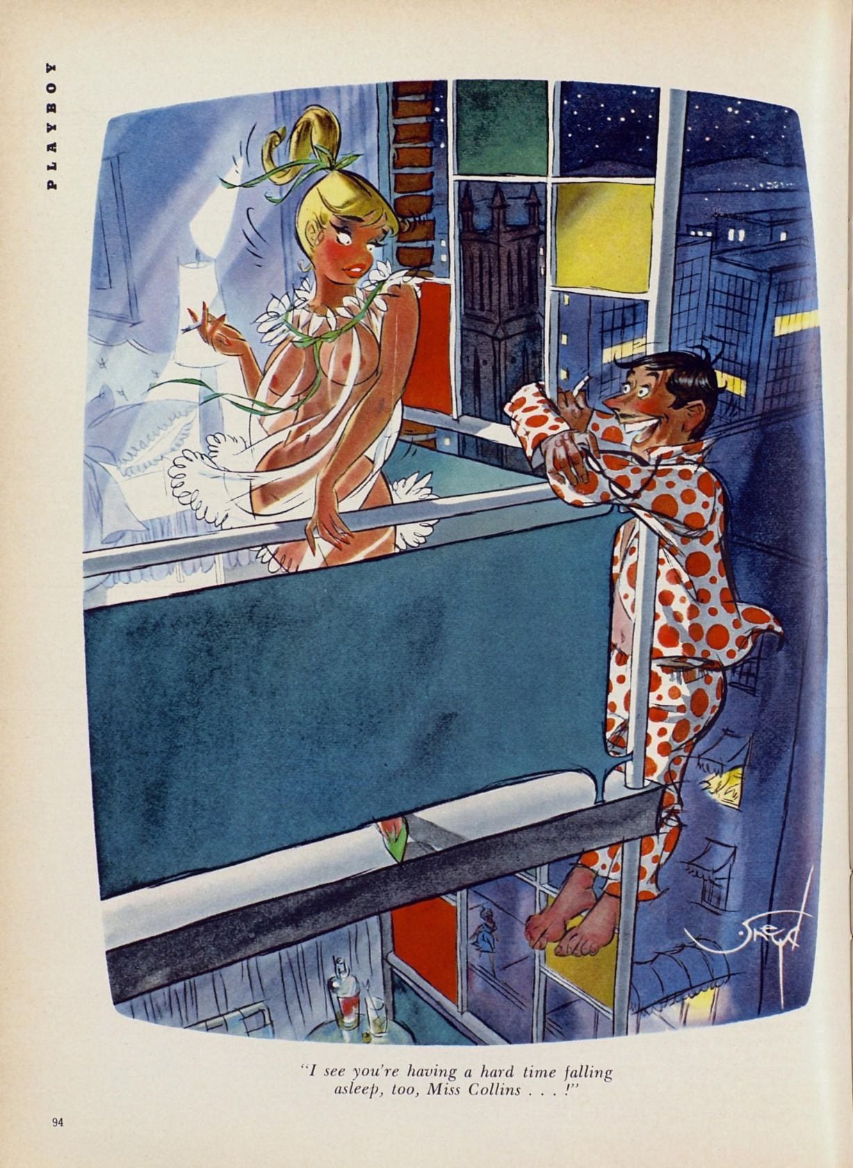 Doug Sneyd -  Playboy cartoons page 4 full