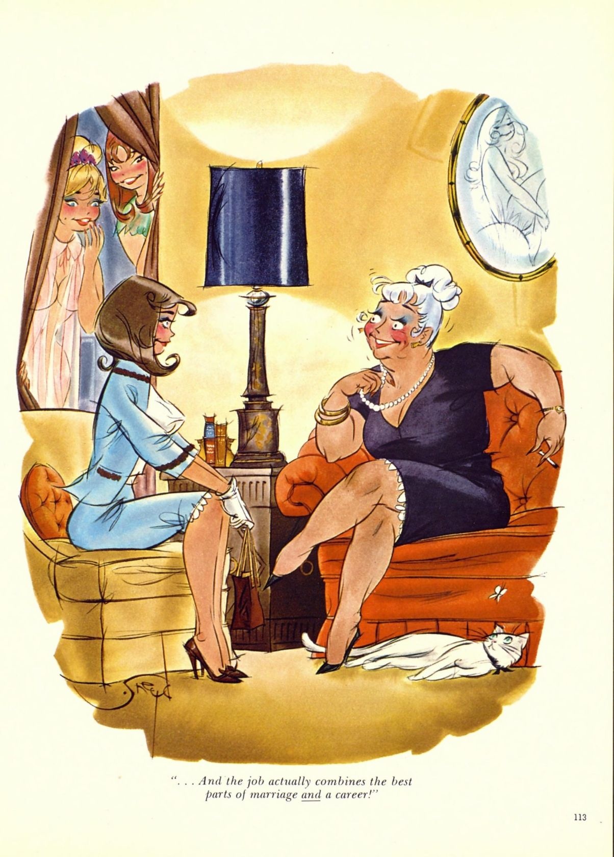 Doug Sneyd -  Playboy cartoons page 6 full
