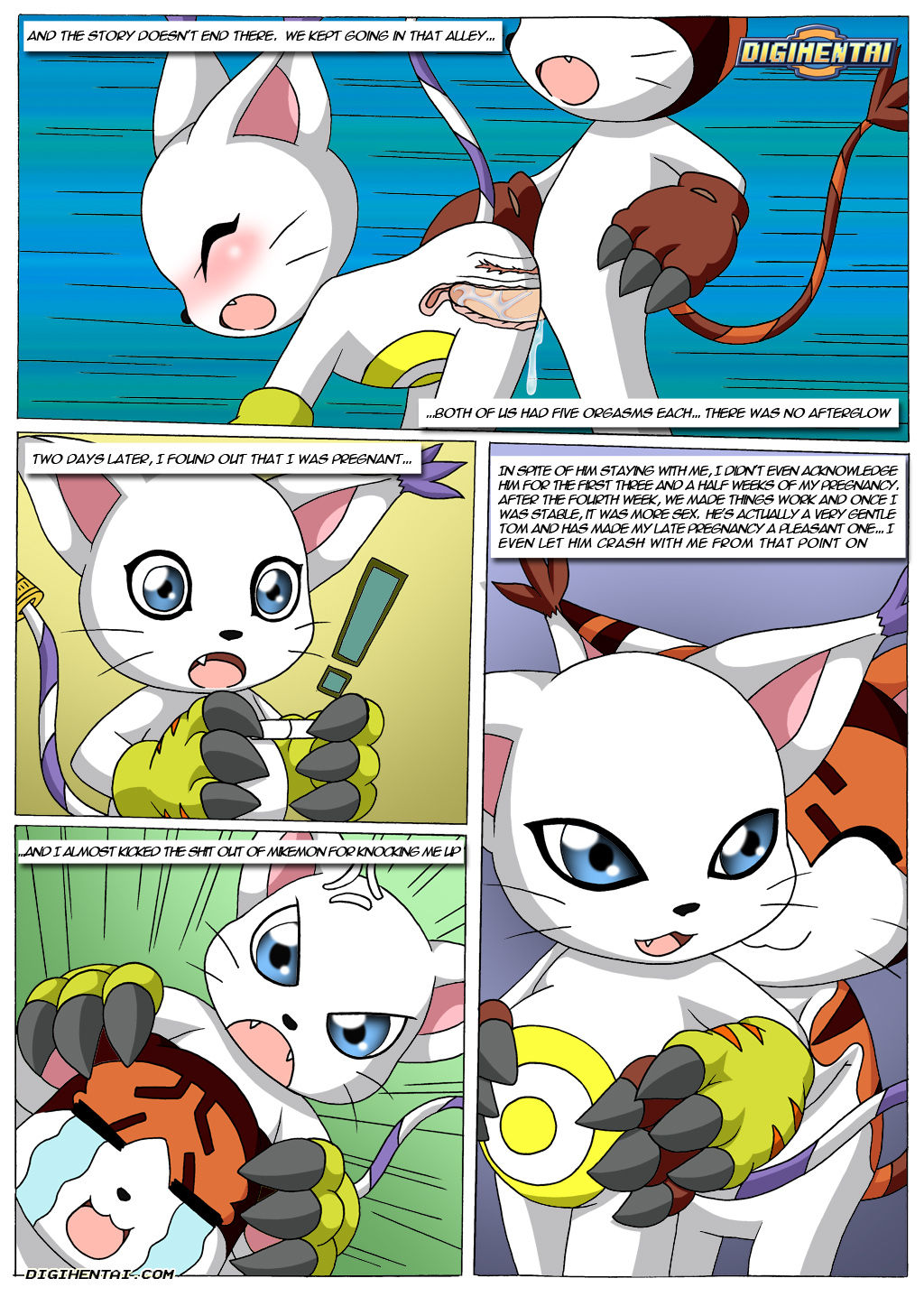 Gatomon In Heat 3 page 12 full
