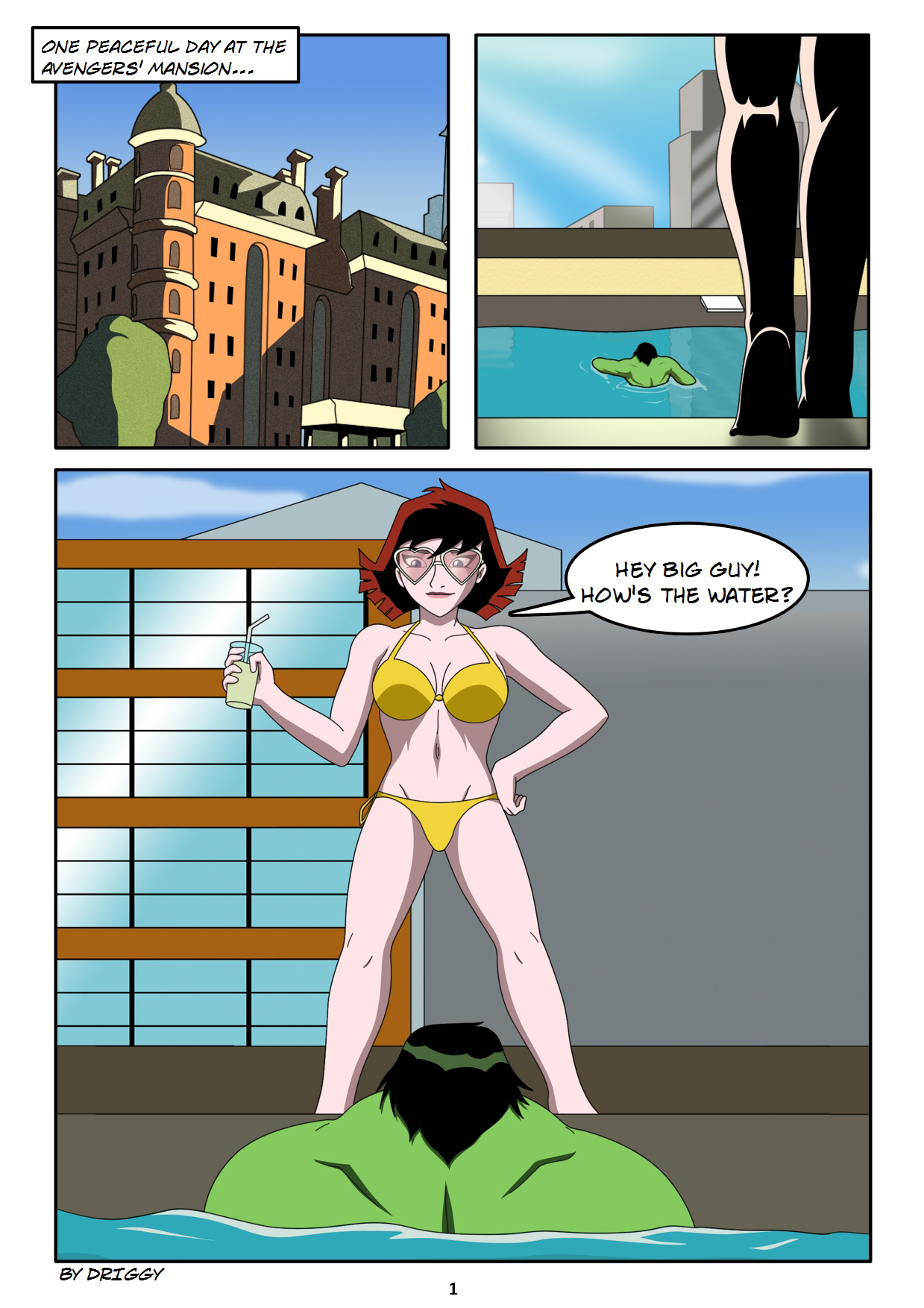 Avengers a comic by driggy. - Stress Release page 2 full