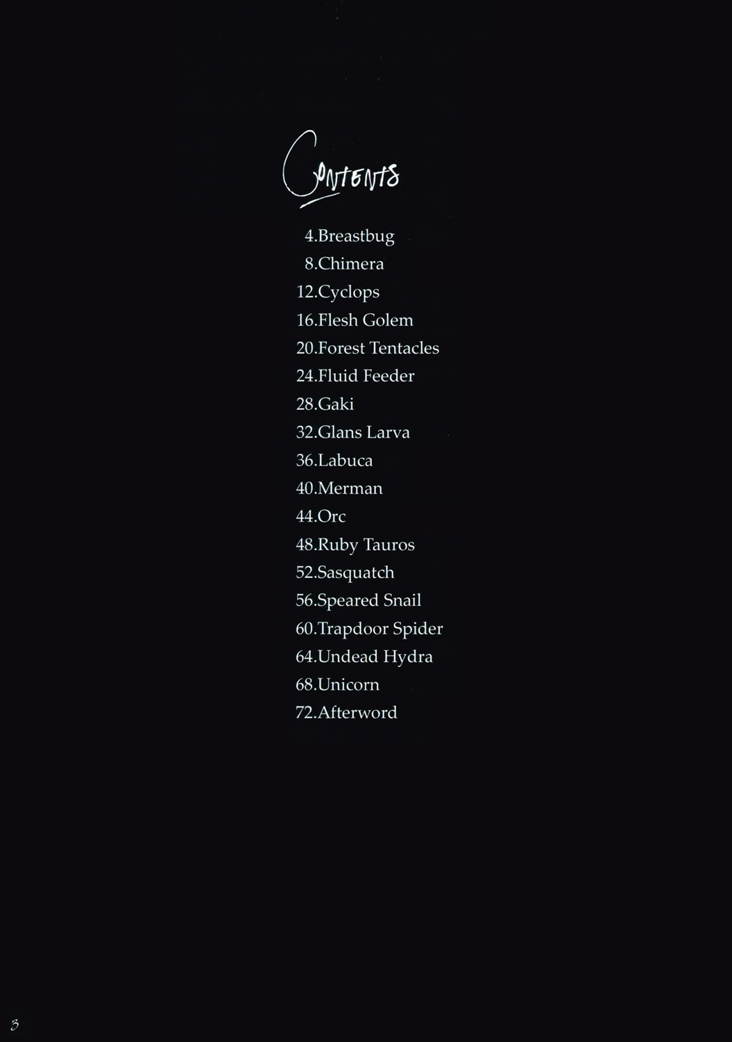 Bestiary -Monster Daihyakka- page 5 full