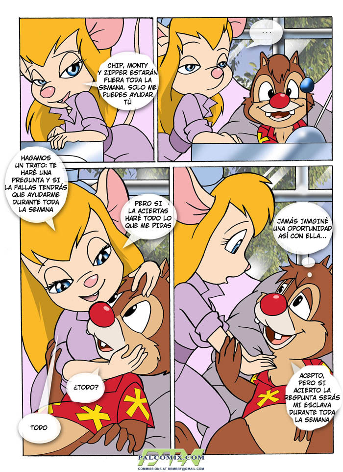 Rescue rodents 1: Gadget's bet, Gadget's bum  LKNOFansub page 4 full