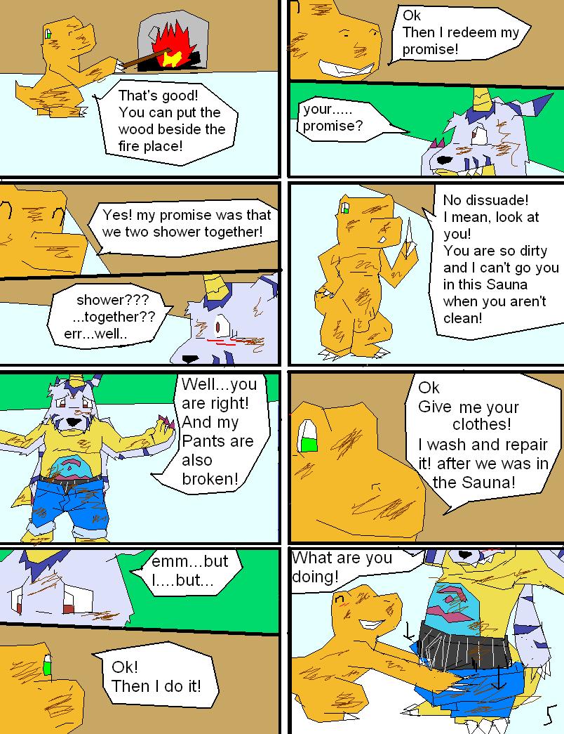 Shy Gabumon page 4 full