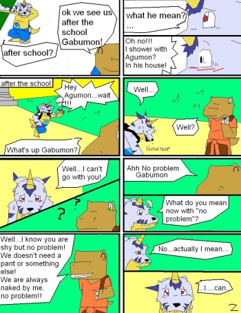 Shy Gabumon cover