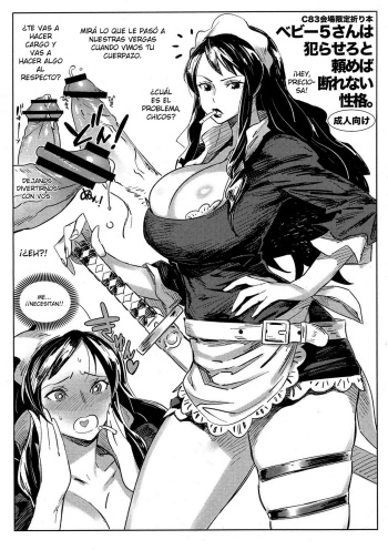 (C83) [Abradeli Kami (bobobo)] Kaijou Gentei Orihon Baby 5-san wa Yarasero to Tanomeba Kotowarenai Seikaku. (One Piece) [Spanish] {El nido del Cóndor} cover