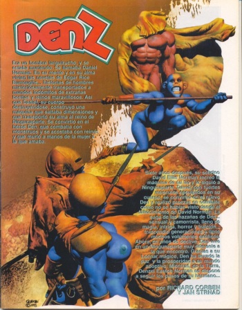 [Richard Corben] Denz [Spanish] cover