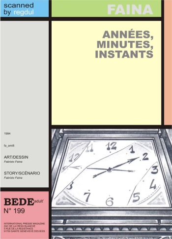 [Fabrizio Faina] Année, minutes, instants [french] cover