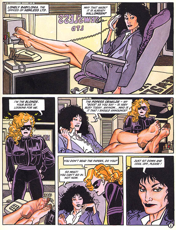 Blonde Bondage Palace T1-3 color page 1 full