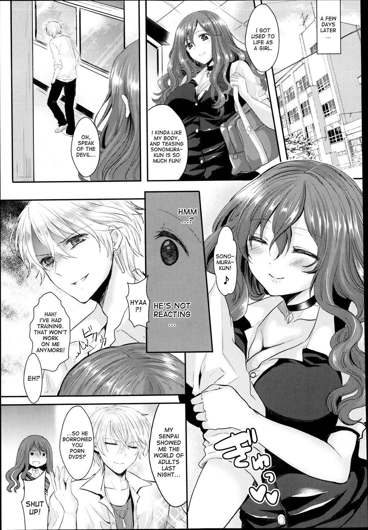 Hanten Kousei! Furyou to Onna no Boku | Offence Reversal! The Delinquent and Me, as a Woman page 5 full