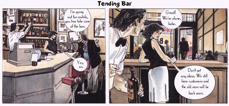 Tending Bar page 1 full