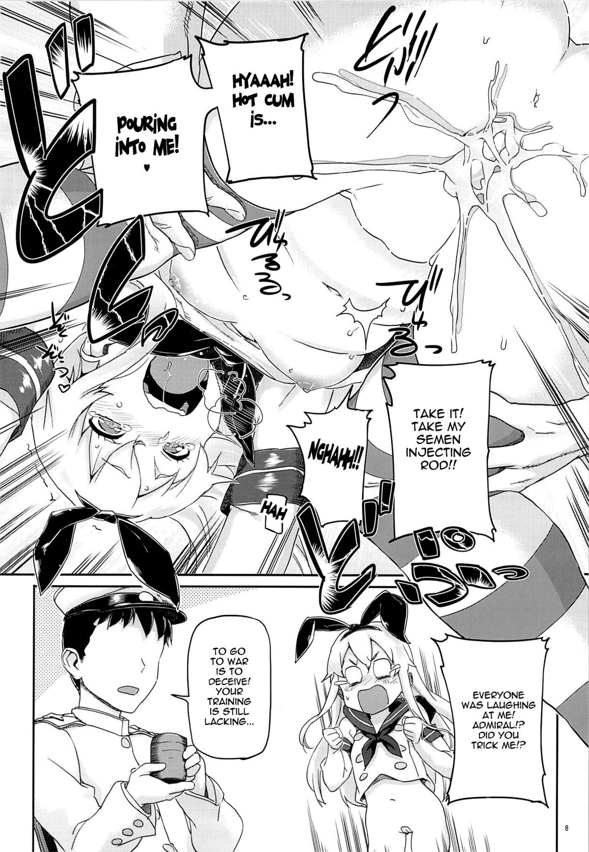 KanColle ~Teitoku ga KanMusu wo Seiteki na Me de Shika Mitekurenakute Tsurai~ | The Admiral Only Ever Looks at the Warship Girls with Lustful Eyes page 9 full