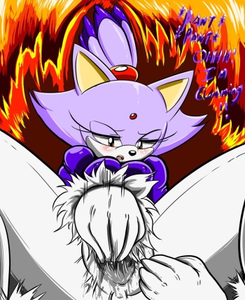 [Doom (Nobody147)] Blaze in Heat, Really . . . She Is (Sonic the Hedgehog) cover