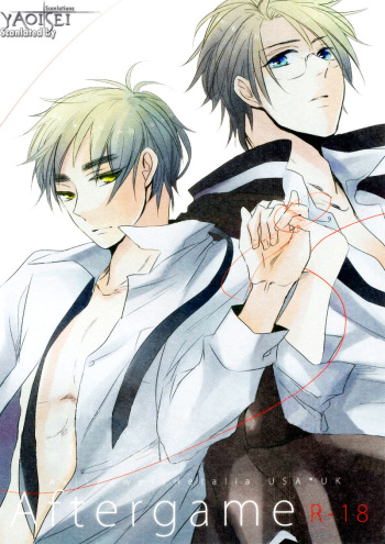 (Suika Musume 3) [Aqulo (Hawawa)] Aftergame (Axis Powers Hetalia) [English] {Yaoi-Sei} cover