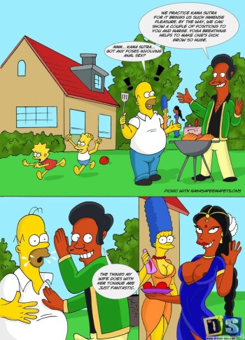 [Drawn-Sex] Picnic with Nahasapeemapetilons (The Simpsons) cover