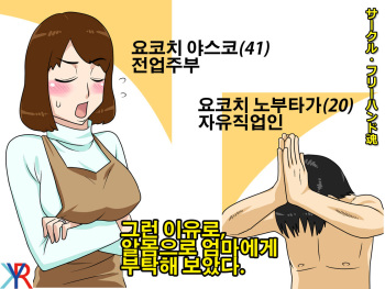 [Freehand Tamashii] Toiu wake de, Zenra de Kaa-san ni Onegai shite mita. [Korean] cover