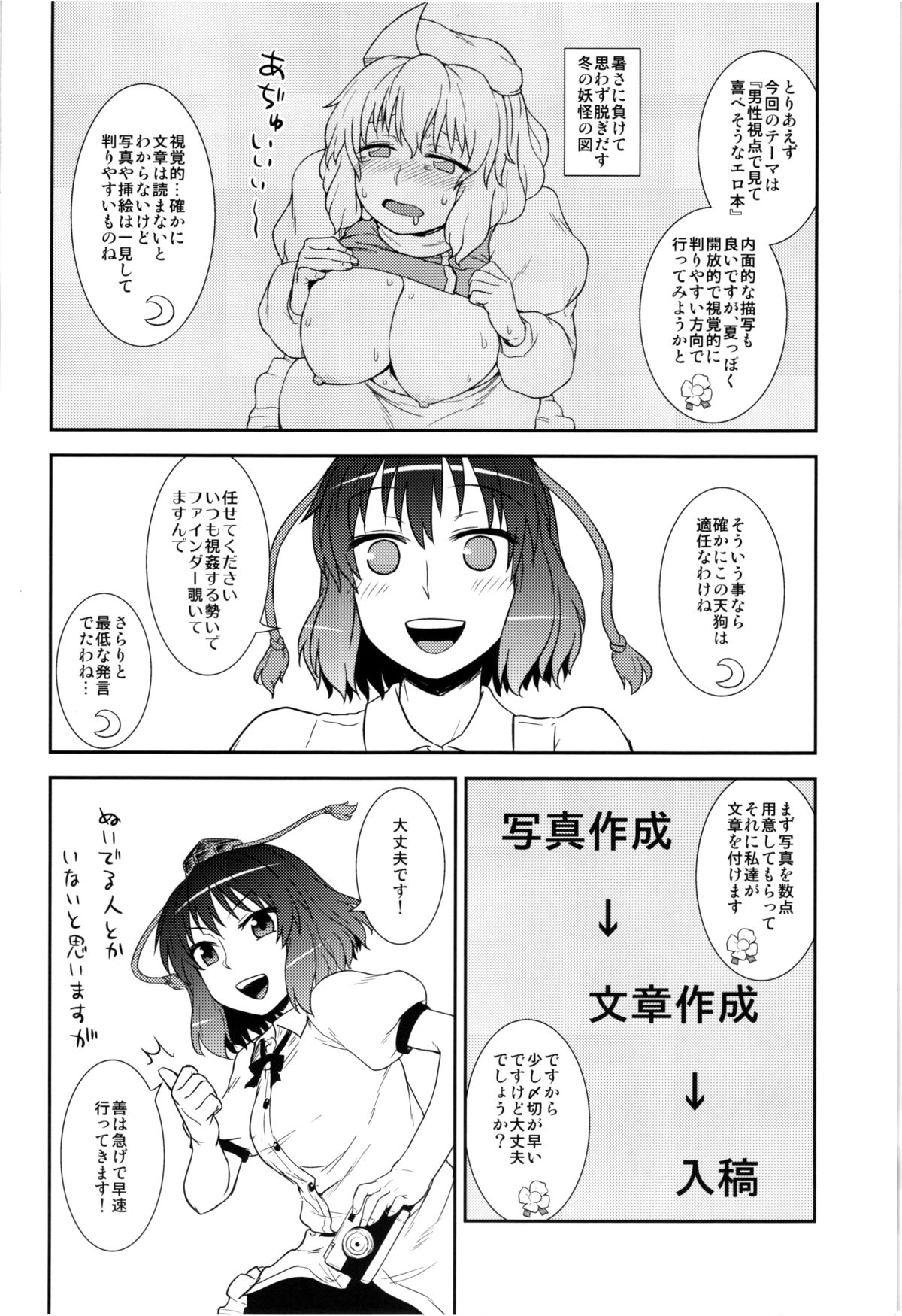 Self-Portrait ☆ Shameimaru page 4 full