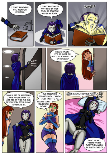[Donutwish] Starfire and Raven (Teen Titans) cover