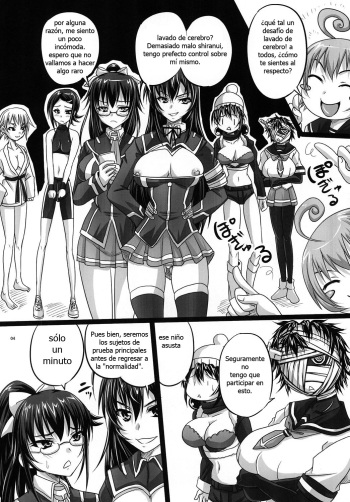 (COMIC1☆4) [Nozarashi (Nozarasi Satoru)] ROYAL Medaka SCRAMBLE (Medaka Box) [Spanish] [Incomplete] cover