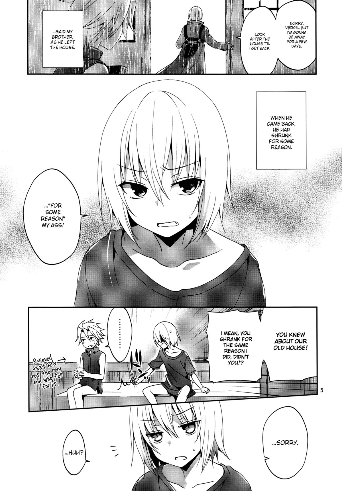 Ore no Otouto mo Naze daka Totsuzen Chicchaku Natte Shimattan daga. | My Younger Brother Also Suddenly Shrank for Some Reason   =SW= page 4 full