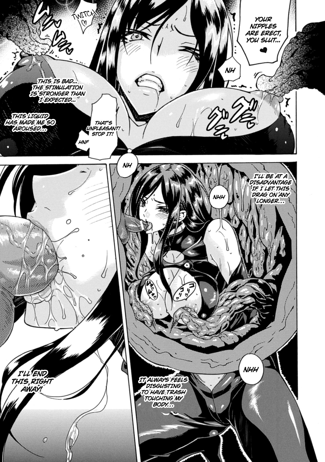 Marunomi Iki Jigoku Monster ni Hoshokusareta Heroine-tachi | The Orgasmic Hell of Being Swallowed Whole - Heroines Preyed On by Monsters Vol. 1  =Ero Manga Girls + Rinruririn= page 12 full