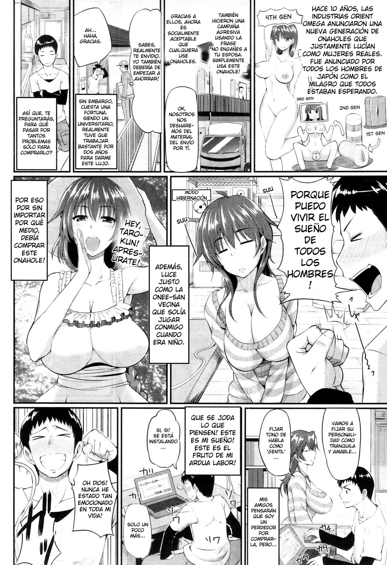 Onaho ni Honoji | Amando a una Onahole page 2 full