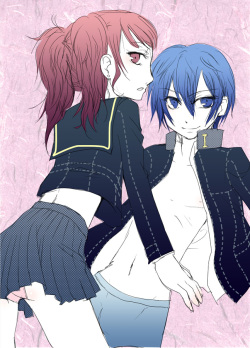 【TS注意】直♂×りせ♀えろまんが